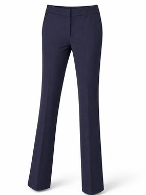 White House Black Market Slim Ankle Pants Size 4 Black Stretch Career Workwear